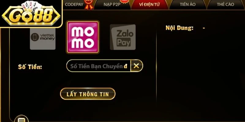 Giao dịch bằng ví điện tử 