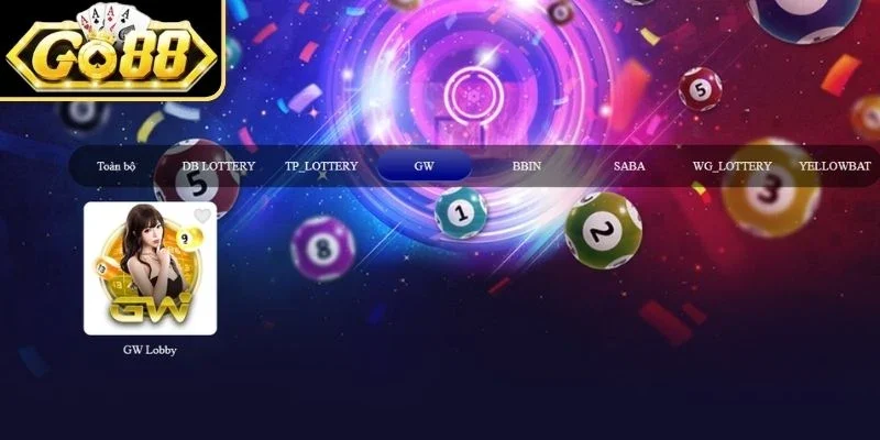 Giới thiệu chung về GW Lottery tại Go88