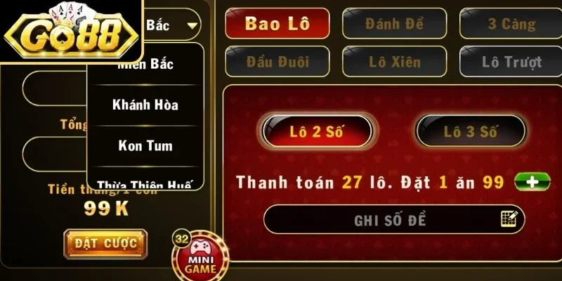 Cách quay số và tính điểm